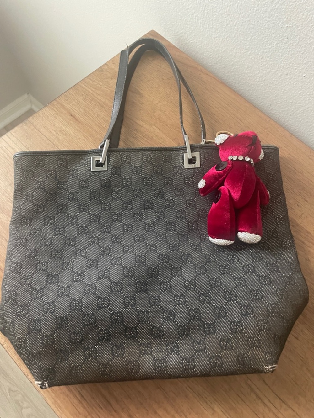 Gucci denim tote